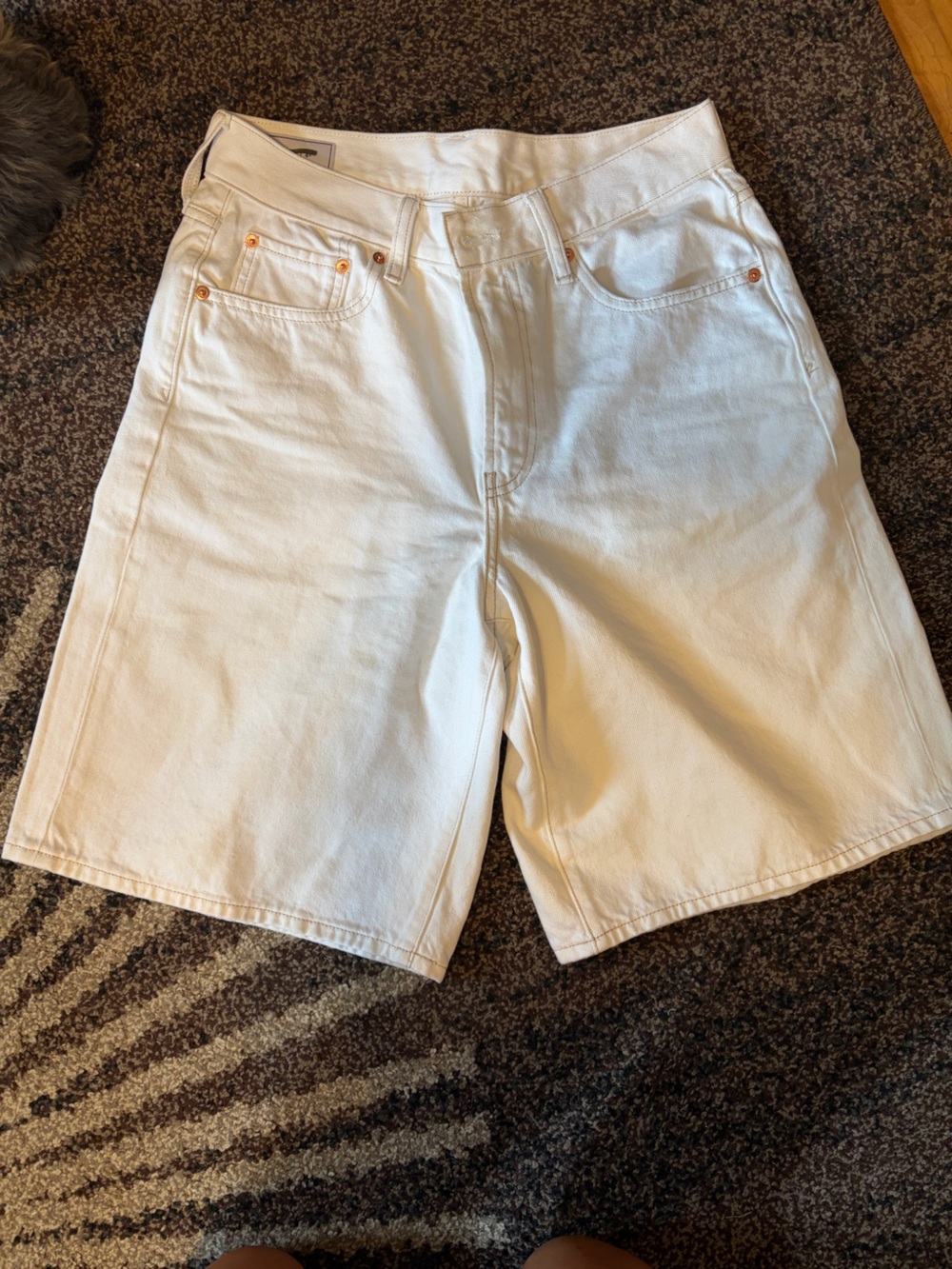 GAP White Denim Jean Shorts